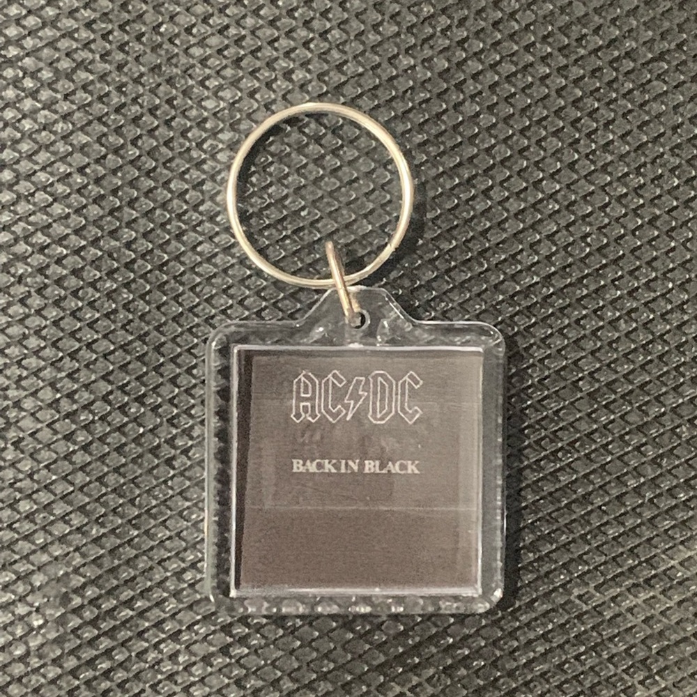 ACDC ‘Back In Black’ Album Keychain
